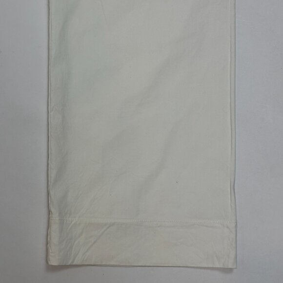 Anthropologie The Colette Linen Blend Crop Wide-Leg Pants Maeve Chalk White 29 - Picture 10 of 15